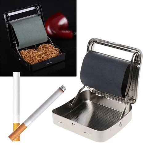 1 x 70mm metal cigarette roller & storage box|TOP 70Mm Cigarette Rolling Machine .